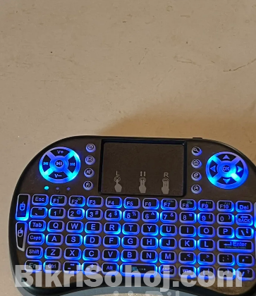 One hand lighting keyboard